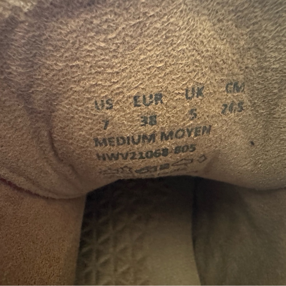 🧡 H.P. by Hush Puppies Moyen Orange Suede Booties – Size 7 - Picture 6 of 6